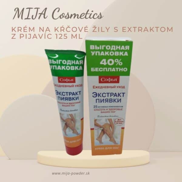 Krém na kŕčové žily s extraktom z pijavíc 125 ml